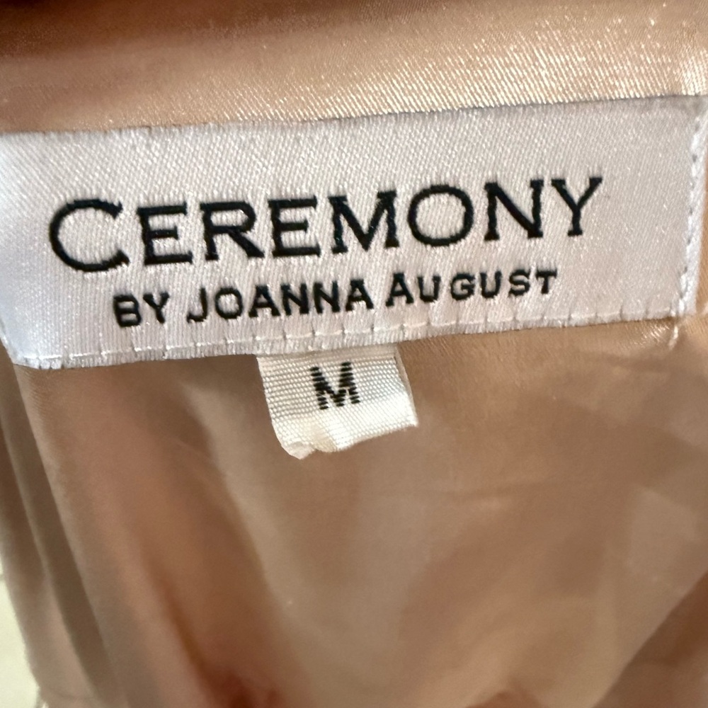 Joanna August Ceremony Soft Pink Maxi Dress Size Medium GUC - Picture 9 of 9